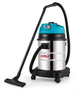 Professional Advanced Bagged Cylinder 3000W 80Liters Big Suction Wet Dry Industrial Vacuum Cleaner with Transport Base and Handle