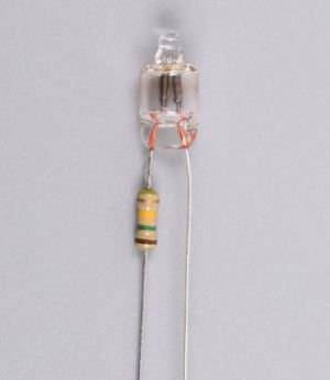 Neon Lamps Soldered or Tin Soldering with Resistor