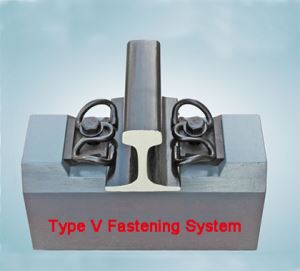 Railway Fastening System Applied for High-Speed Rail