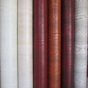 Matte Finish Wood Grain PVC Deco Sheet for Membrane Doors,Cabinets