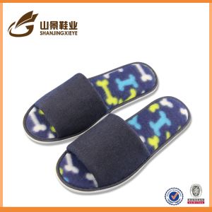Made In China EVA Disposable Cotton Fabric Hotel Slippers