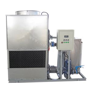 Counter Flow Type Super GALUM Industrial Closed Loop Circuit Evaporative Water Cooling Tower for Induction Heating Furnace