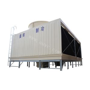 Double Fan Fiberglass Mechanical Draft Industries Evaporative Rooftop Water Cooled Cooling Tower for Air Conditioning