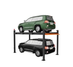 CE Certificate 3 Ton Hydraulic Electrical Four Post Car Parking Lift