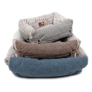 Deluxe Pet Bed& Sofa Cover Linen Type Fabric with Super Soft Plush Muti-function