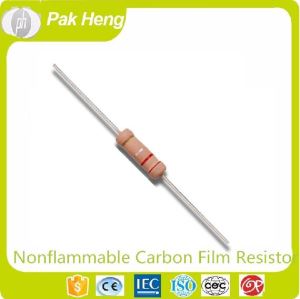 5 OHM Axial Lead Nonflammable Carbon Film Fixed Resistors with 10% Resistance Tolerance