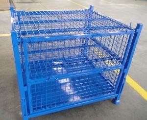 High Quality Folded Wire Mesh Box Pallet Spec Sheet