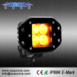 AURORA 2 Inch Amber LED Work Lights for Jeep