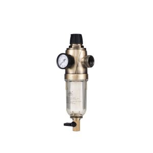 50 Years Life Time Water Pre Filter with Water Pressure Meter