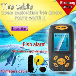 Portable Electronic Sonar LCD Fish Finders Alarm 100M Fishing Lure Echo Sounder Fishing Tackle Finder