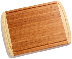 Extra Large Organic Bamboo Thick Wood Cutting Board and Chopping Block with Juice Groove