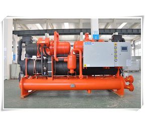 Ultralow temperature minus 35 degree customized high efficiency industrial water cooled screw chiller with screw compressor