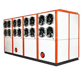 R134A industrial customized high efficiency energy saving intergrated evaporative cooled water chiller system with flooded evaporator