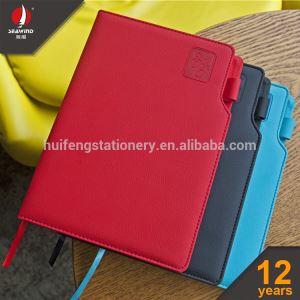 Wholesale Thermal PU Leather Padding Notebook with Elastic Closure