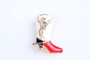 Christmas Ornaments Gorgeous Flash Drilling Christmas Boots Brooches European And American Fashion Brooch