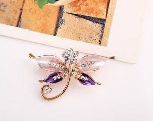 Butterfly Brooches Drop Oil Alloy Jewelry