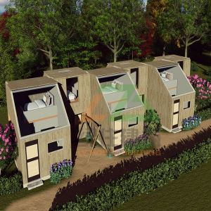 Modern Affordable Container House for Residents Homes with OSB and EPS Board Sandwich Panel