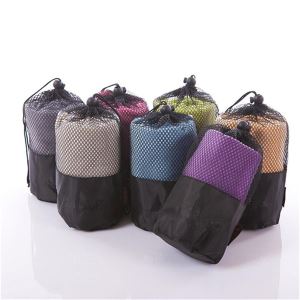 Promotional Personalized Best Quick Dry Microfiber Sports Travel Towel with Bag