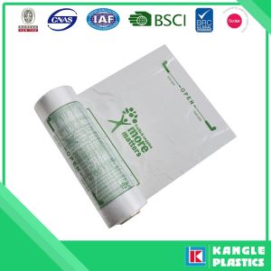 Flat Sealed Printing Plastic Perforated Produce Bags on Roll or Loose Packed with Dispenser