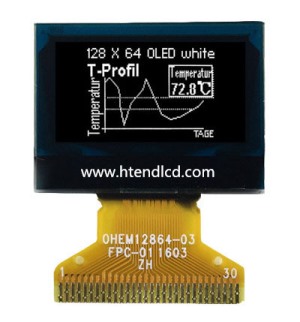 0.96 Inch OLED Display 128×64 Pmoled Module White Blue