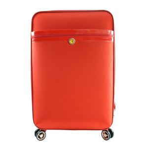 A01853-Hot Sale PVC Travel Red Bags 22'' / 24'' / 28'' Inch Luggage Set
