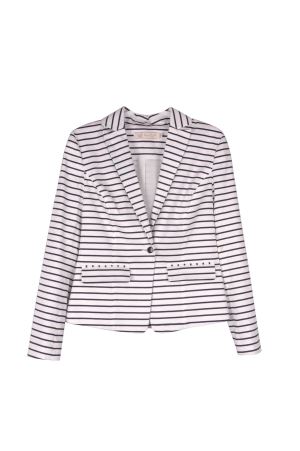 New Look Single Button Long Sleeve Tailored Jacket/Blazer In Stripe