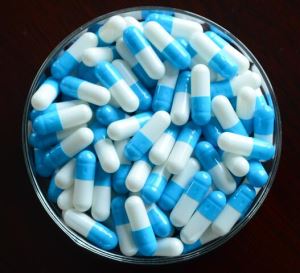 1 # Blue-white Medicinal Gelatin Hollow Capsules