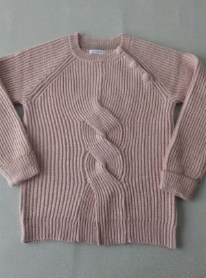 Sweety Cable round neck sweater for girls