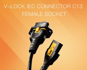 V-lock Iec Connector C13 Female Socket