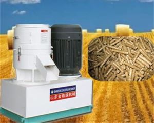 Small flat die pellet mill machine for biomass materials