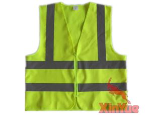 Reflective Safety Vest Bright Neon Color W/2” Reflective Strips - Orange Trim - Zipper Front - For Super Safe Maximum Visibility Safety Vest – Safety Vests Reflective Meets ANSI/ISEA Class 2