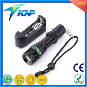 Quality T7 LED Flashlight Zoom with Clip