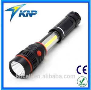 All in One Extendable Portable COB LED Flashlight with Magnet