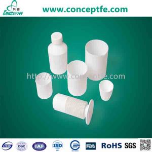 PTFE Laboratory Use Products Virgin Teflon Polytetrafluoroethylene Chemical Acid Resistant Plastic Beaker Cups