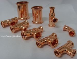 Copper press Fittings for plumbing