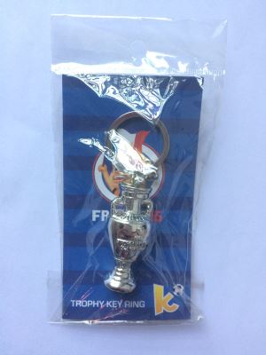 Keychain With Pendant Shaped EURO 2016 Trophy