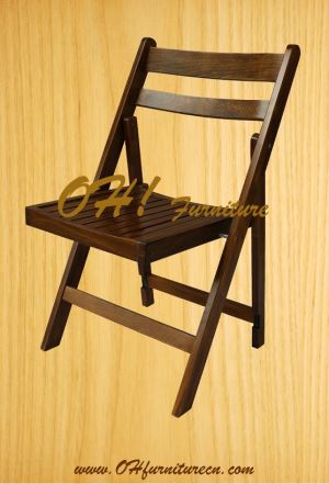 Beech Wood Slat Chair Folding Popular In Euro Market