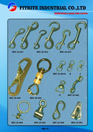 Wholesale High Quality Solid Brass Hook for Handbag/Pet Supplies/Harness/Rigging