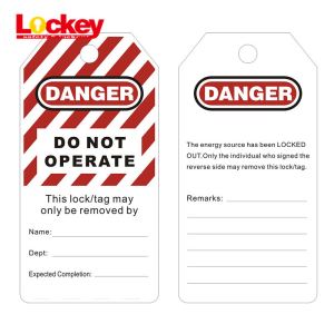 Do Not Operate PVC Tag