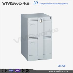 2 Drawer Locking Metal Vertical Filing Cabinets
