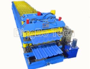 Double Layer Glazed Tile Roll Forming Machine
