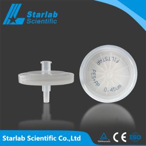 China 0.22 micron PES Syringe Filter