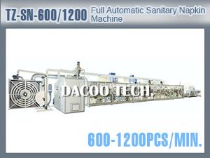 TZ-SN-600/1200 Full Automatic Sanitary Napkin Machine