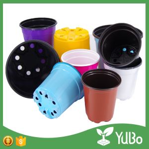0.9cm Colorful Garden Mini Plastic Flower Pot