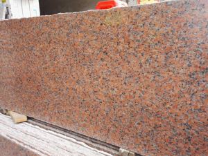 Maple Red Polished Granite Long Strips & Tile Slabs