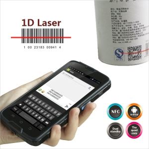 Portable Data Terminal Android Barcode Scanner With 13.56Mhz RFID Reader LS5S(1D)