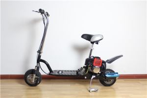 49cc Two Stroke Cheap Gas Scooters With Front And Rear Disc Brakes