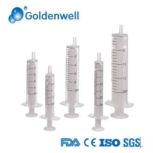 Plastic Disposable Two Parts Syringe Without Needle