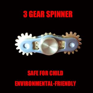 Hot and Newest Design 3 Gears Fidget Spinner