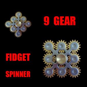 2017 New Design 9 Gears Fidget Spinner